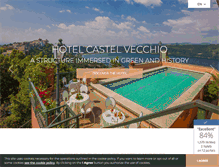 Tablet Screenshot of hotelcastelvecchio.com
